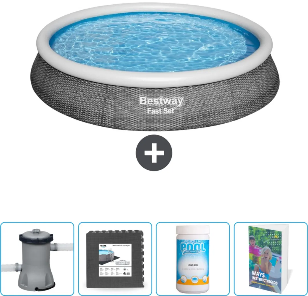 Bestway Fast Set Rond Zwembad 396x84cm