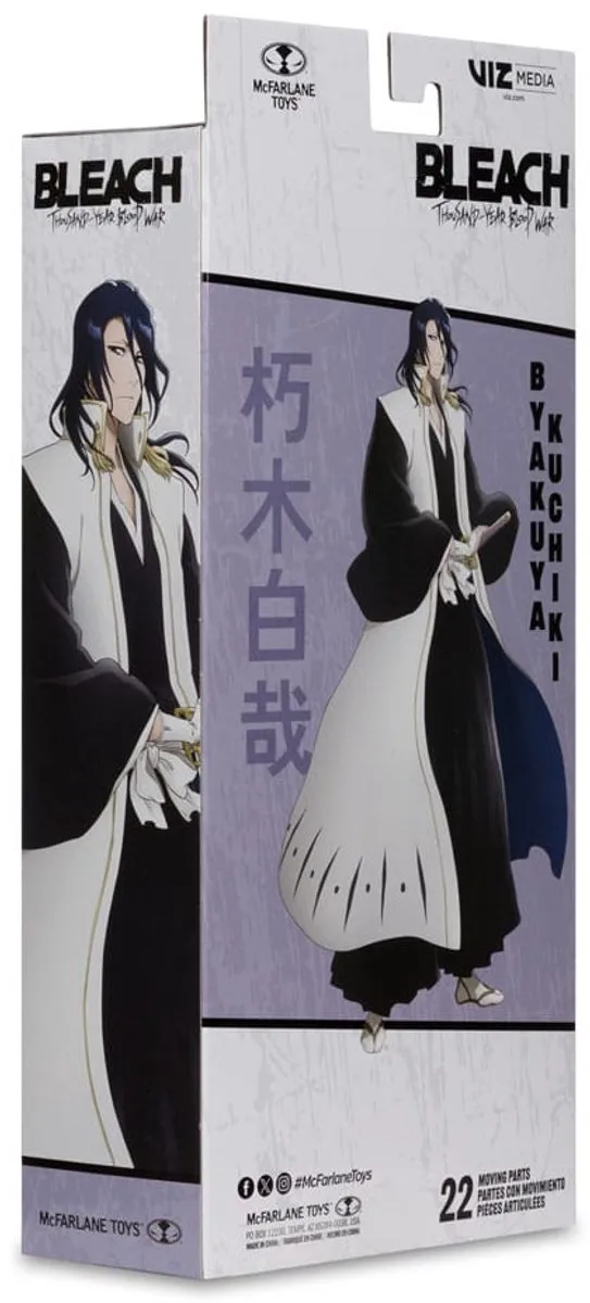 McFarlane Toys Bleach Thousand-Year Blood War Byakuya Kuchiki Action Figure 18cm - Multi