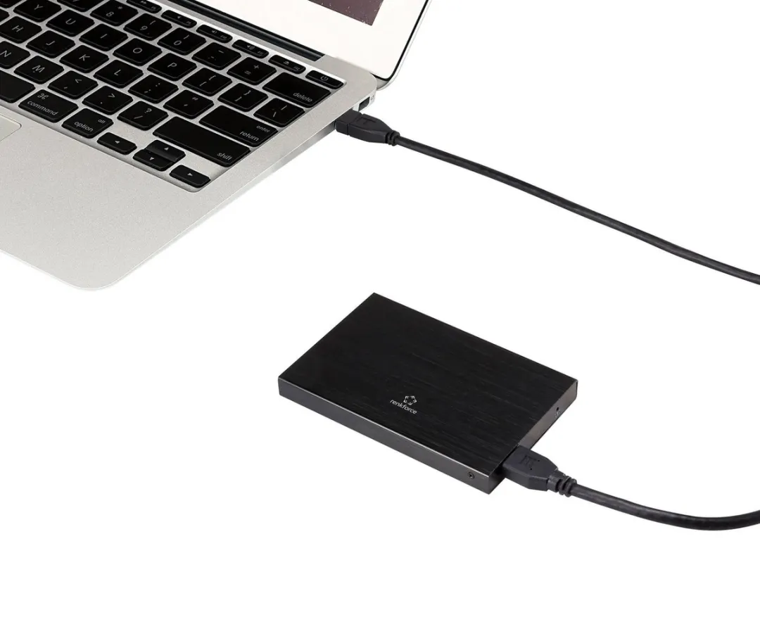Renkforce RF-4038897 SATA-HDD-behuizing 2.5" - USB 3.2 Gen 1 - Zwart