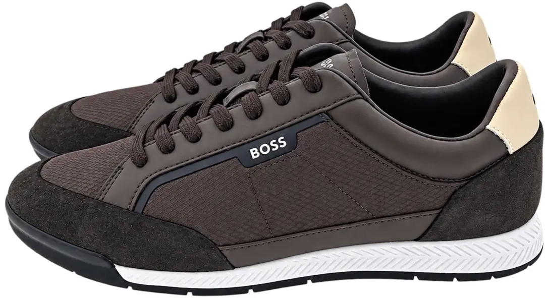Boss Nitan sneaker bruin, 46 / 11