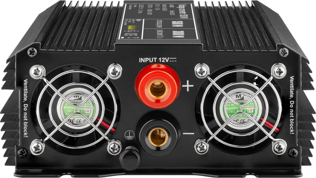 Goobay SPW IT Omvormer 1500W 58884 - 12V/DC naar 230V/AC