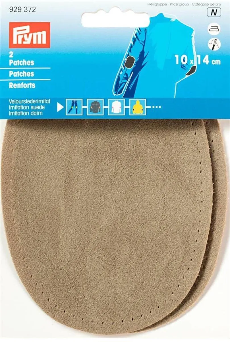 Prym Patches Suède-imitatie - Zwart