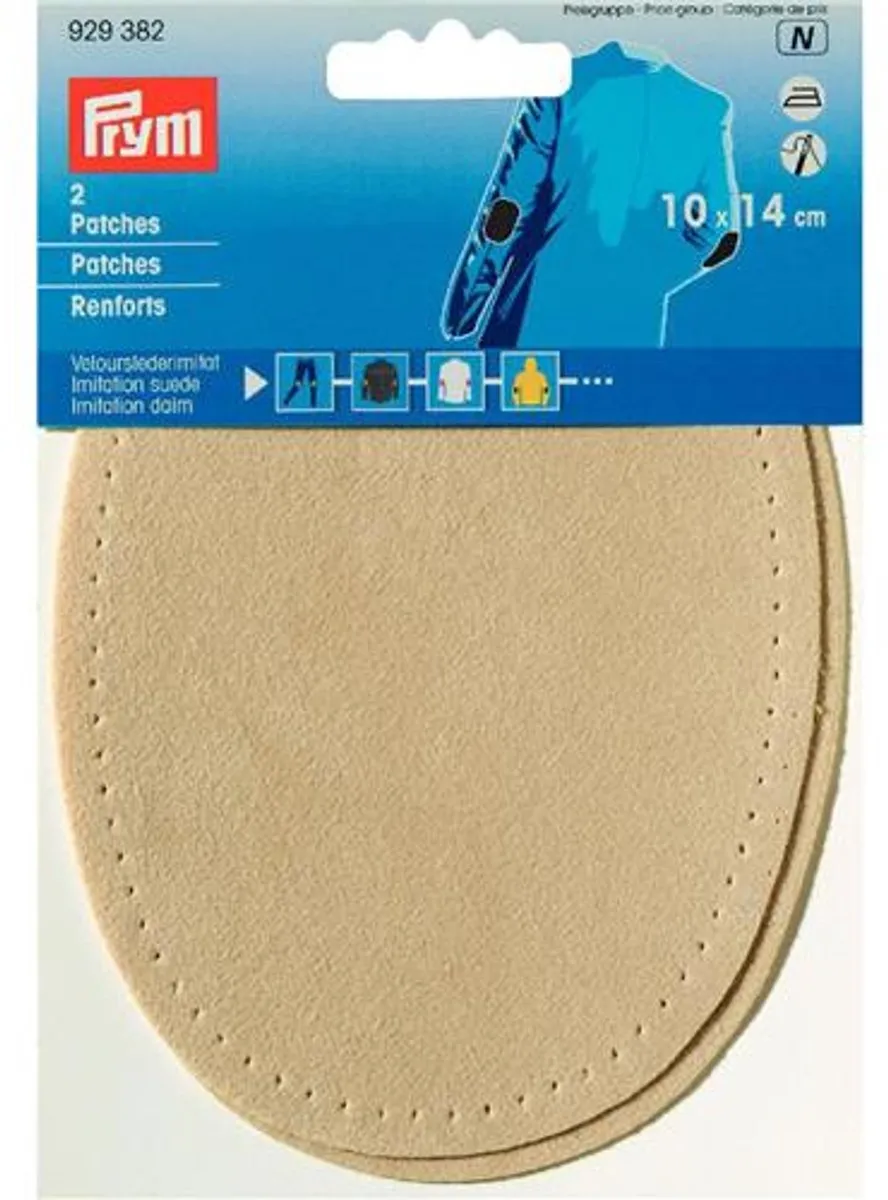 Prym Patches Suède-imitatie - Zwart