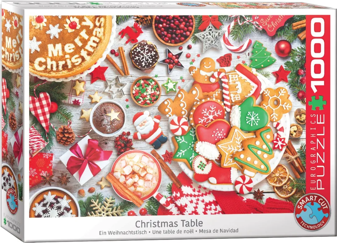 Eurographics Kersttafel Puzzle 1000 Stuks