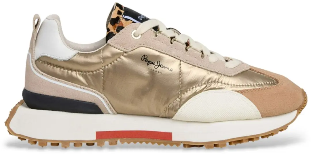 Pepe Jeans Gouden Modesneakers