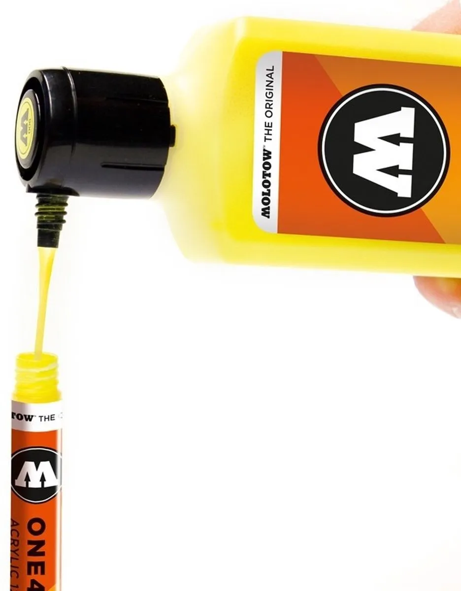 Molotow ONE4ALL Acrylstift 2mm - Oranje