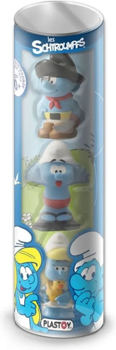 Plastoy De Smurfen Piraten Badspeelgoed 10cm - Blauw/Wit