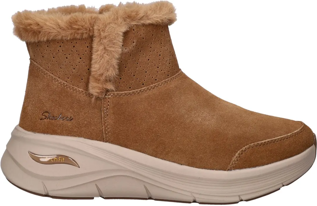 Skechers Archt Fit 3.0 Winter Lush dames gevoerde boot