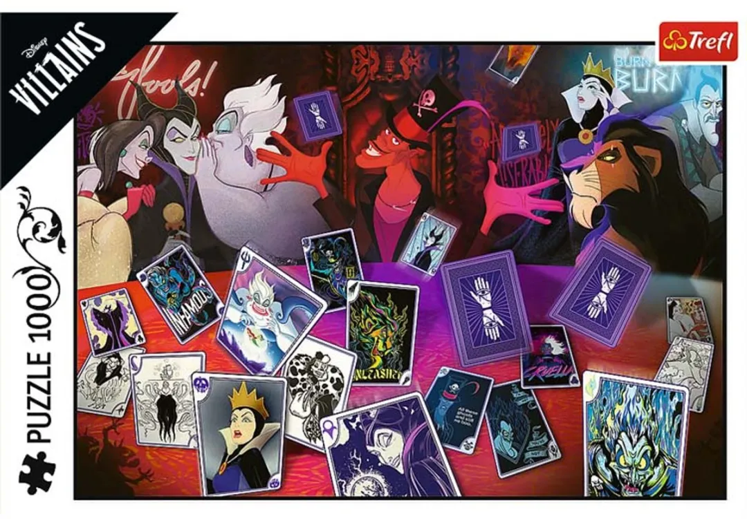 Trefl Disney Schurken Puzzel 1000 Stuks - Multicolor