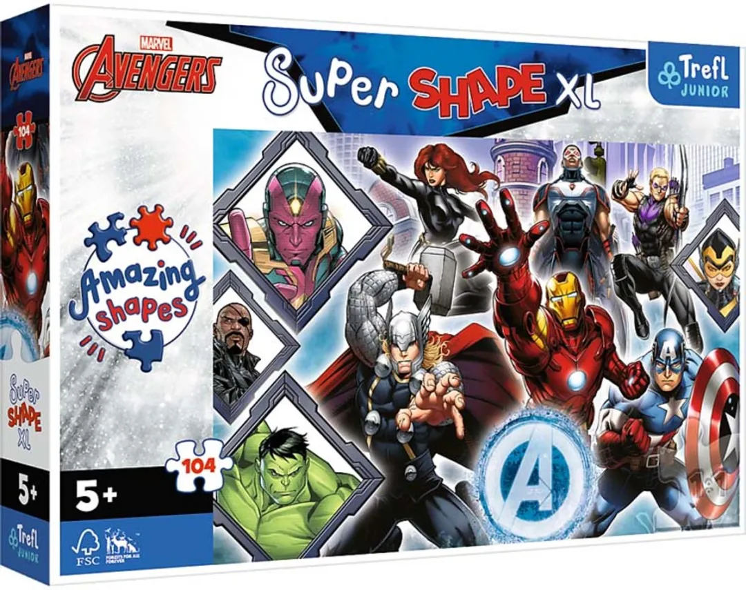 Trefl Avengers Puzzle 100 Stuks - Meerkleurig