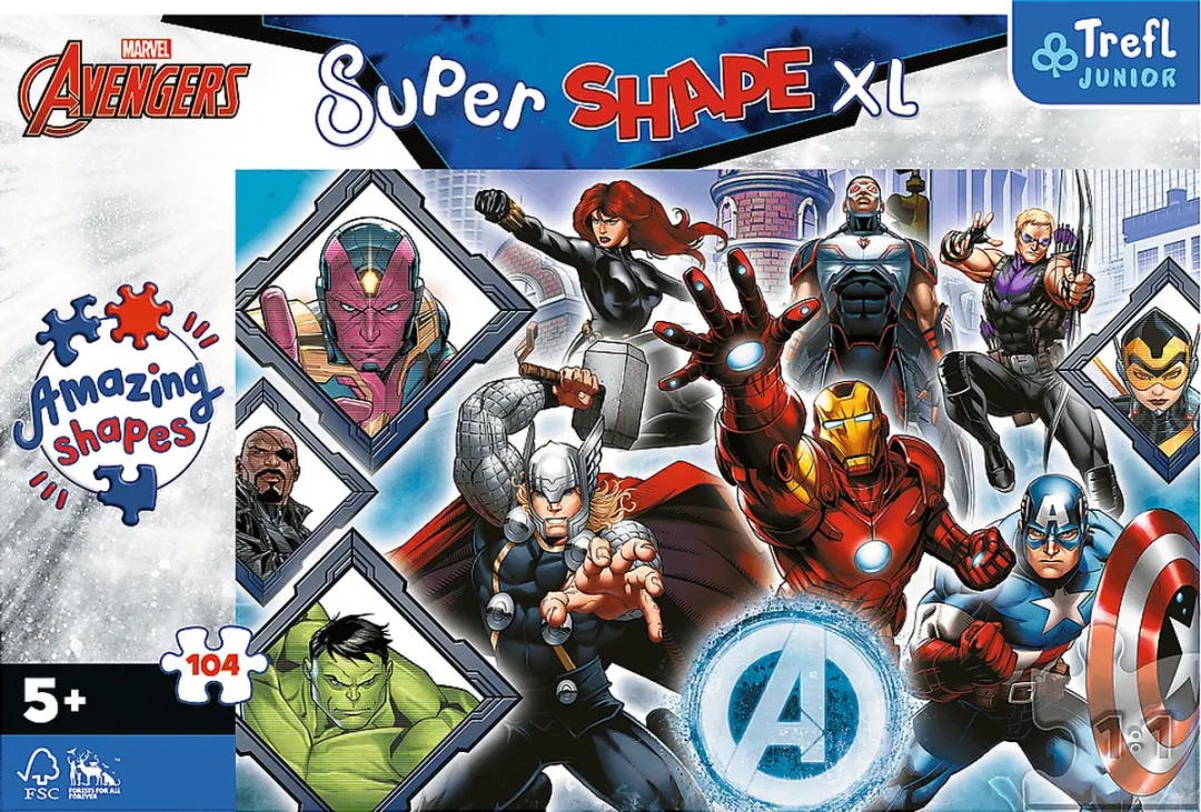 Trefl Avengers Puzzle 100 Stuks - Meerkleurig