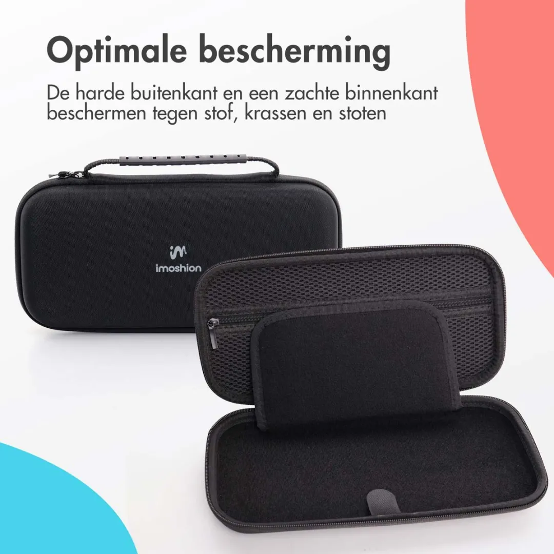 imoshion SH00083237 Hoes Nintendo Switch 2/OLED - Ritsvak & Handvat - Zwart