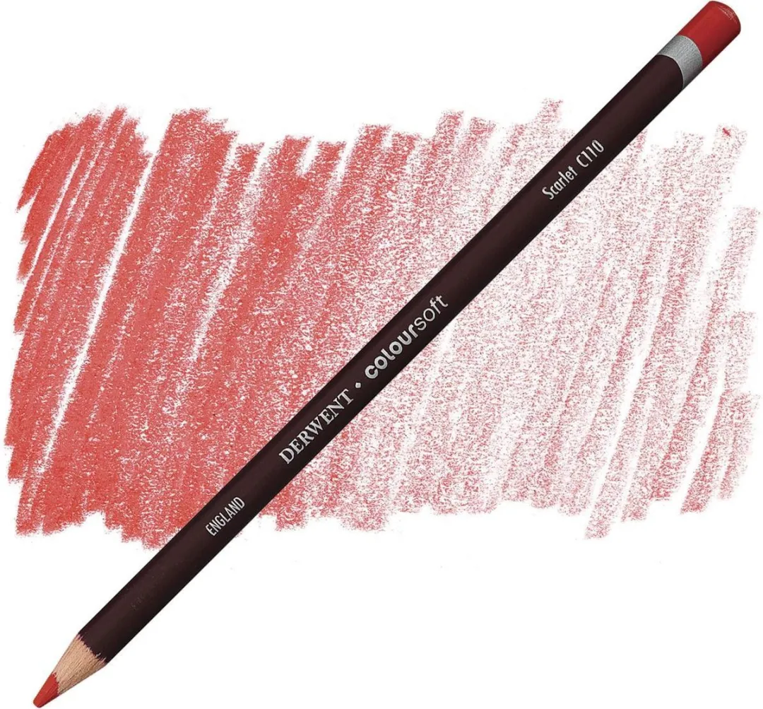 Derwent Coloursoft Potlood Scarlet C110