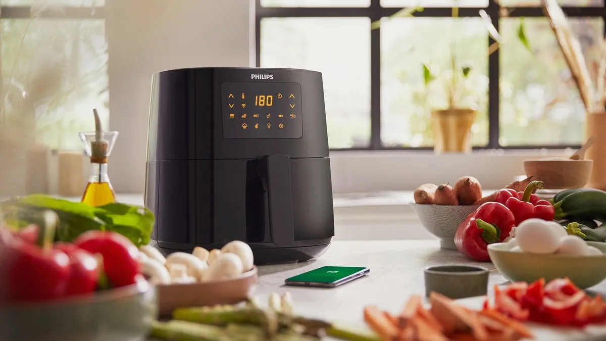 Philips 5000 Series HD9255/30 Heteluchtfriteuse 4.1L - 1400W - Wit
