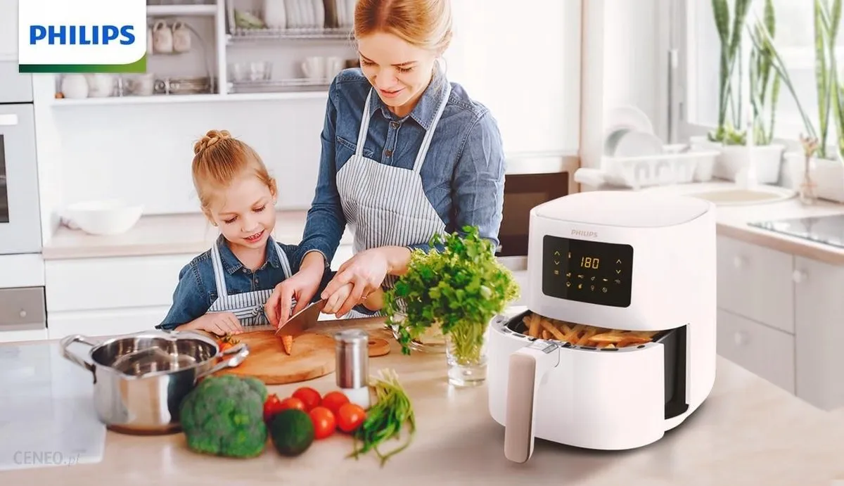 Philips 5000 Series HD9255/30 Heteluchtfriteuse 4.1L - 1400W - Wit