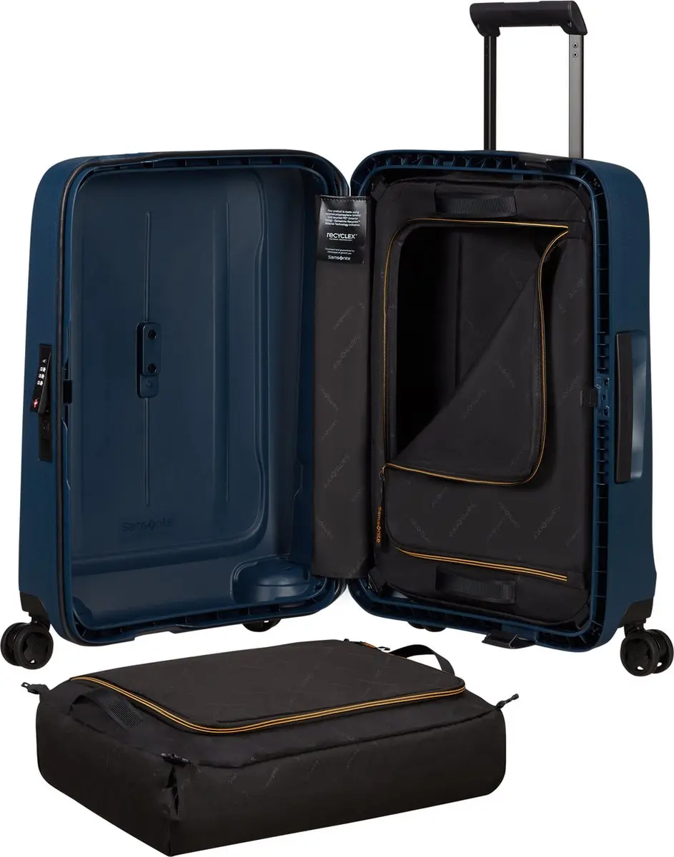 Samsonite Essens Koffer 55cm 4 Wielen - Midnight Blue - afbeelding 4 van 6