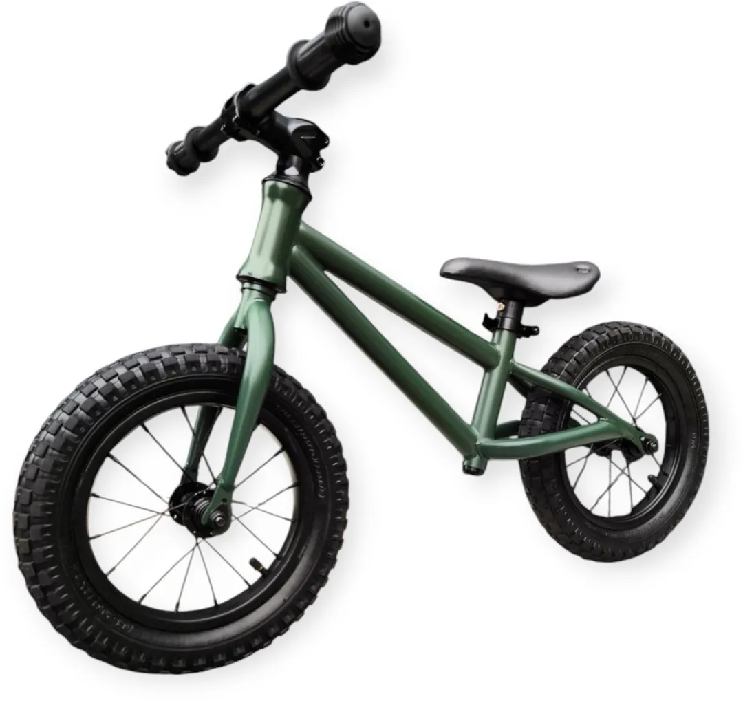 Jobber Fatbike Loopfiets 12inch - Mat Groen