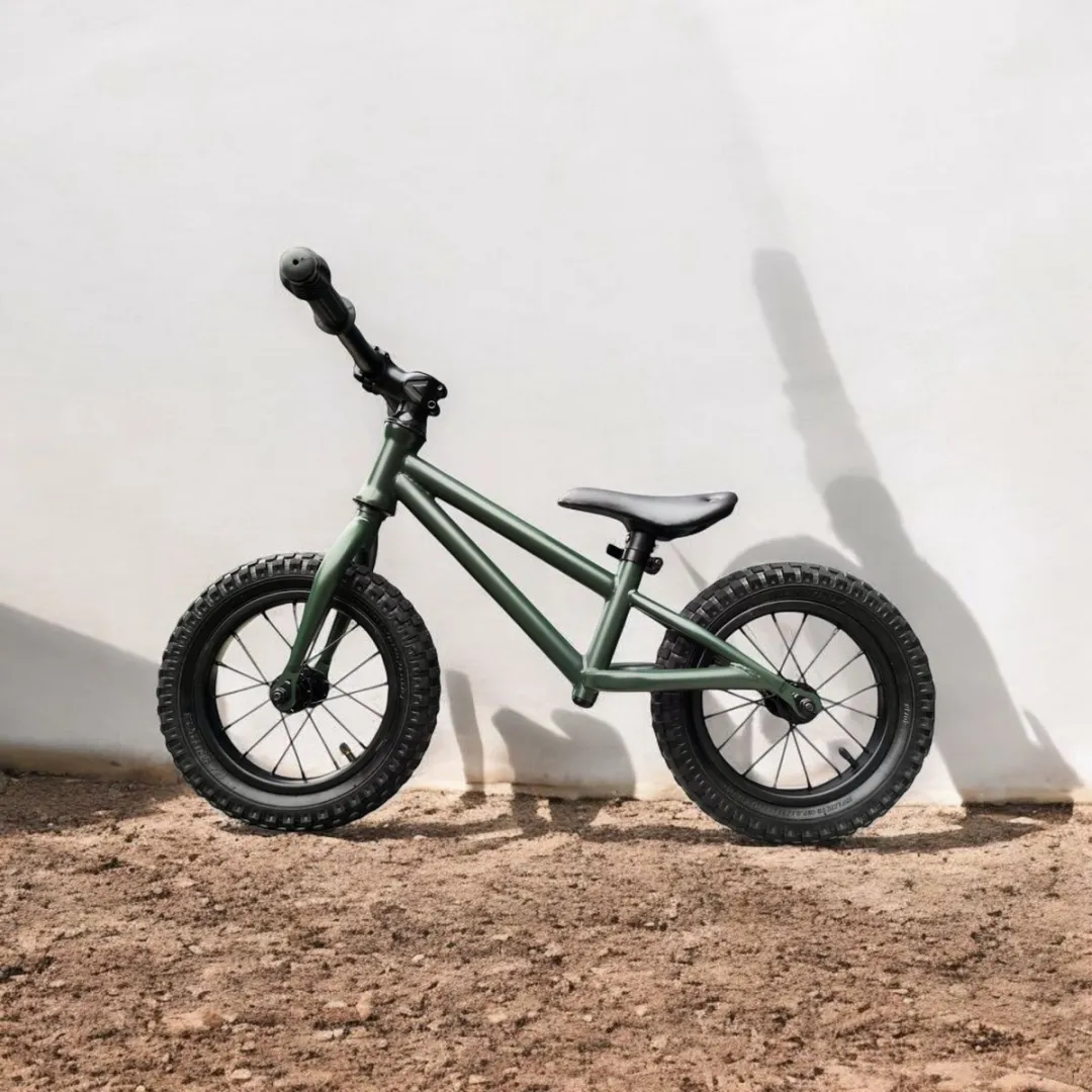 Jobber Fatbike Loopfiets 12inch - Mat Groen