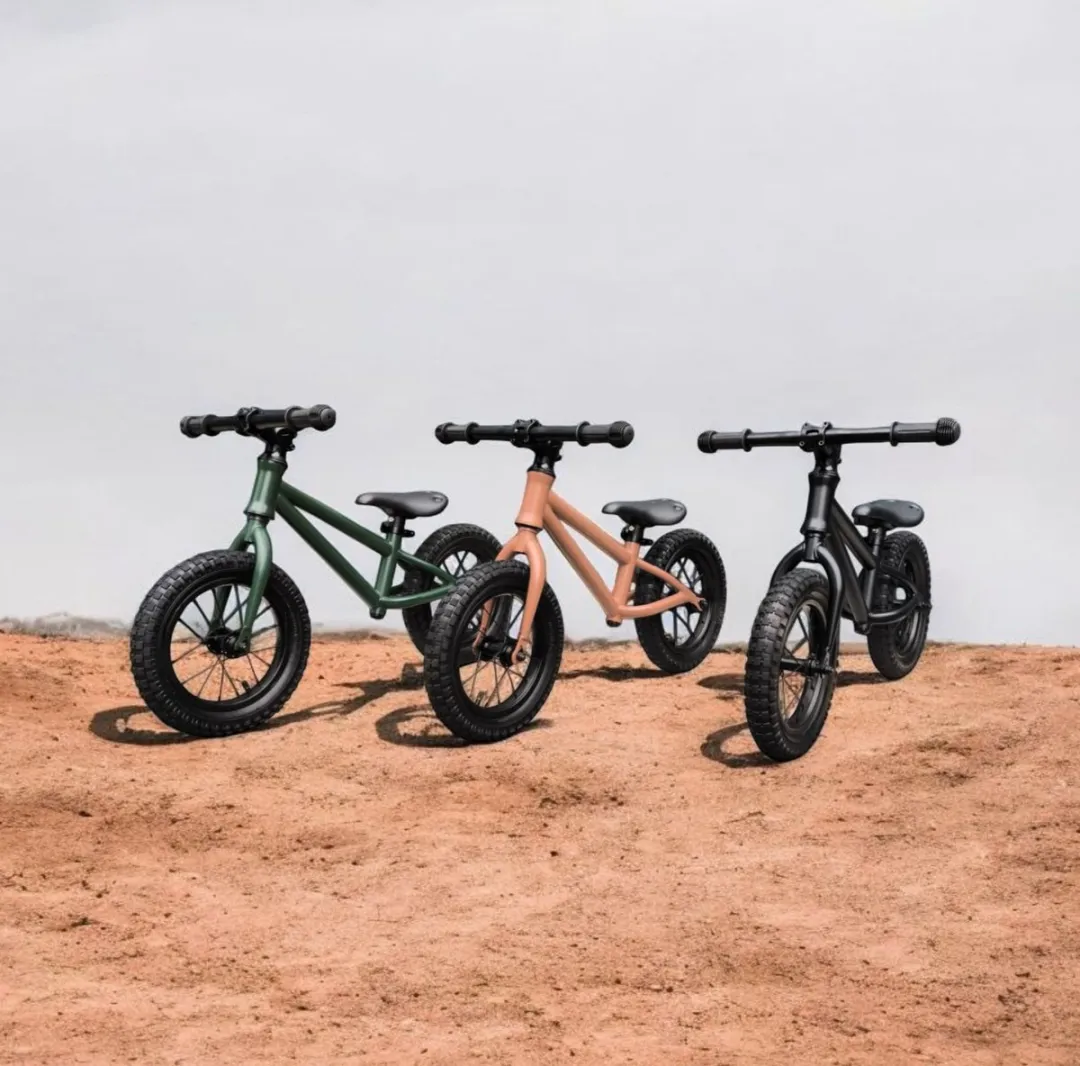 Jobber Fatbike Loopfiets 12inch - Mat Groen