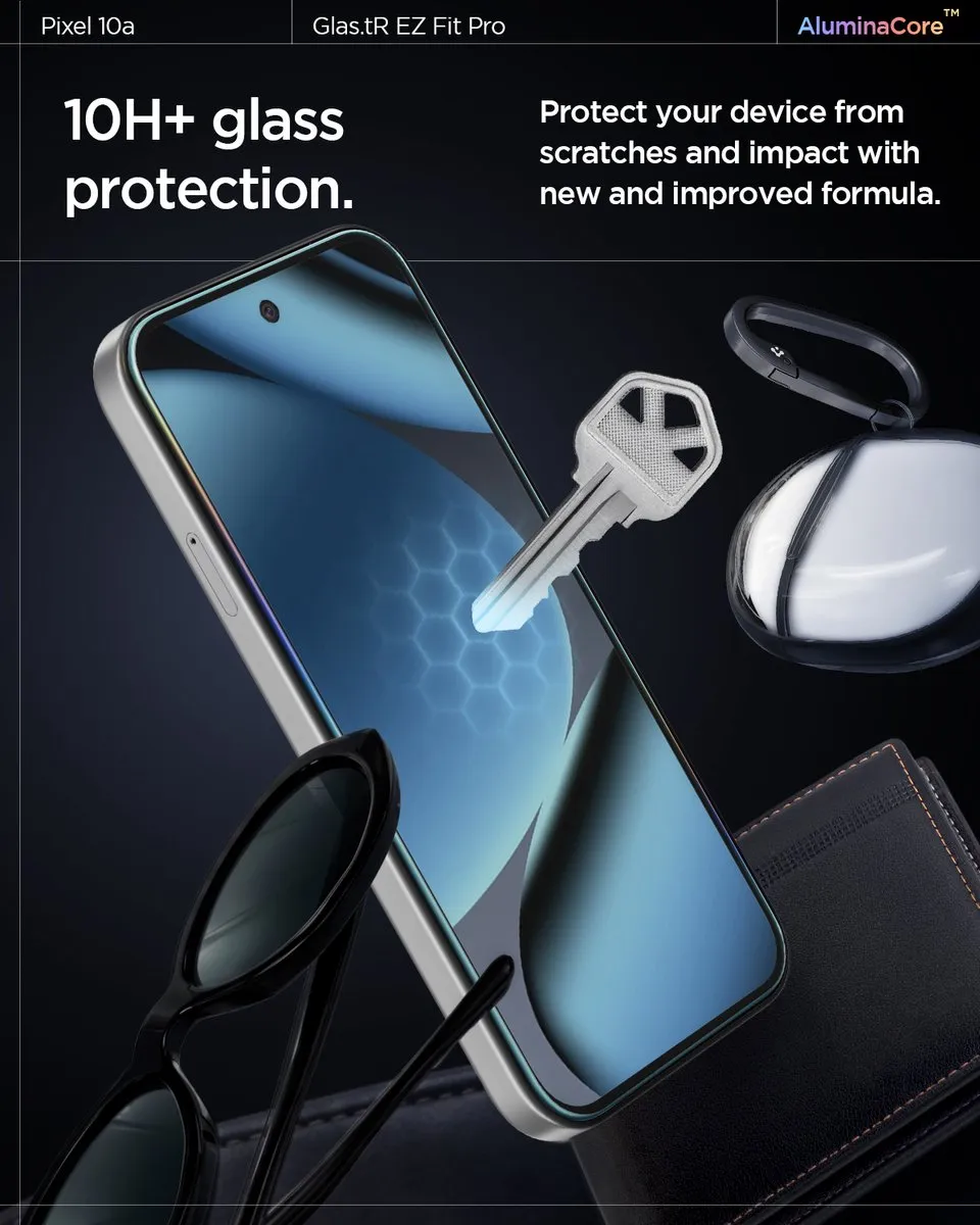 Spigen GLAStR EZ Fit Screenprotector Pixel 10a - 2 Stuks