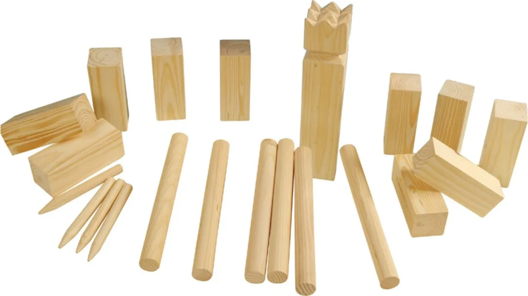 Outdoor Games Kubb-Spel - hout - 21-delig