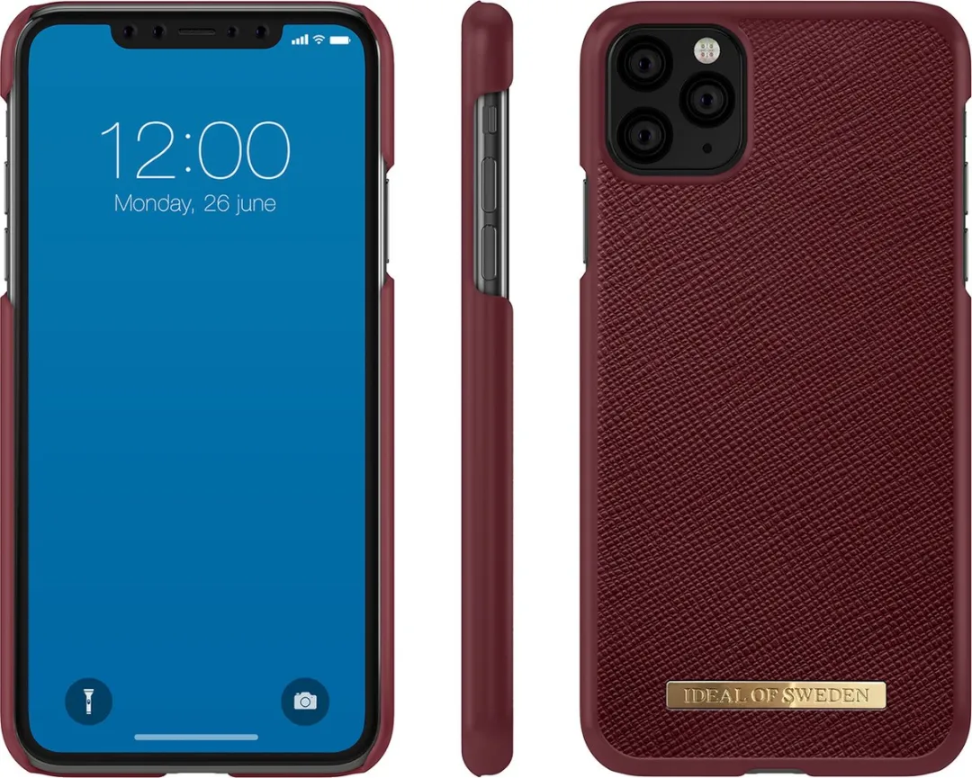 iDeal of Sweden Fashion Case Saffiano iPhone 11 Pro Max - IDFCSA-I1965-157 - Rood - afbeelding 3 van 6