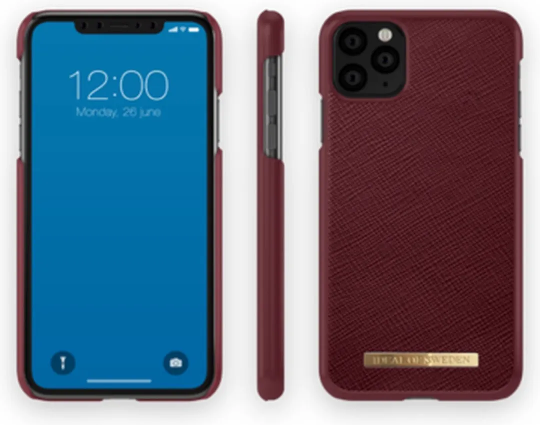 iDeal of Sweden Fashion Case Saffiano iPhone 11 Pro Max - IDFCSA-I1965-157 - Rood - afbeelding 2 van 6