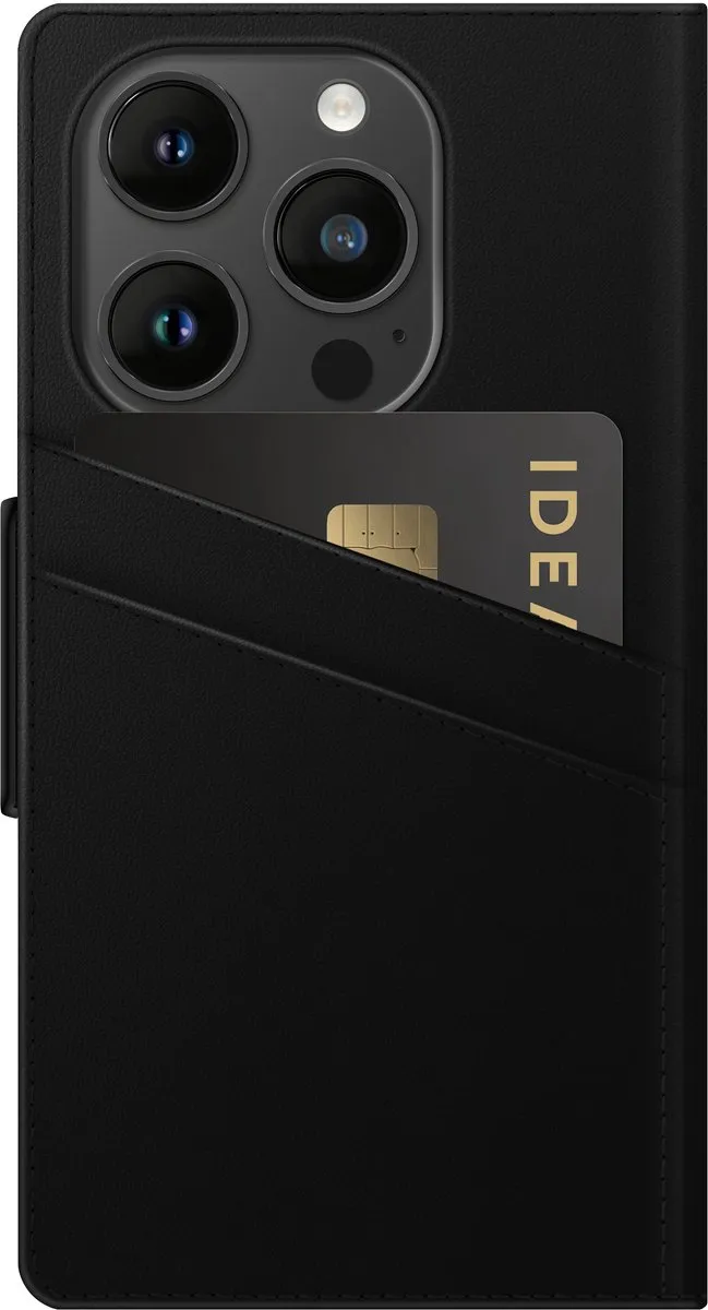 iDeal of Sweden Atelier Wallet Apple iPhone 14 Pro Intense Black - afbeelding 6 van 6