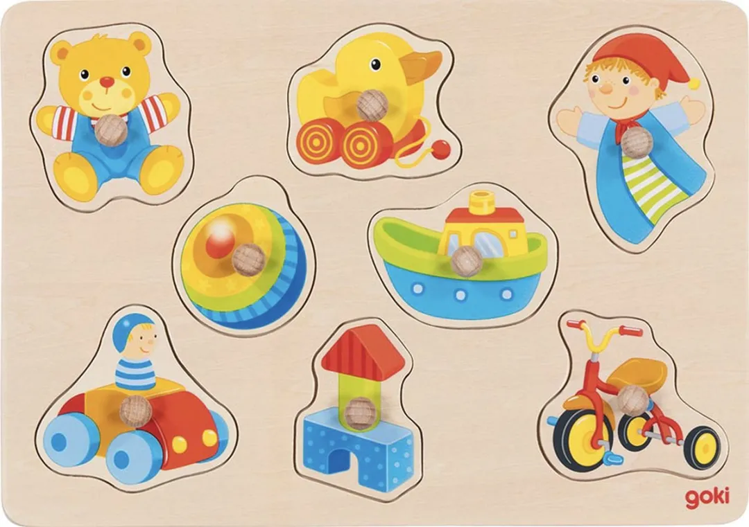 Goki Lift-out Puzzle My First Toys 8 Stuks