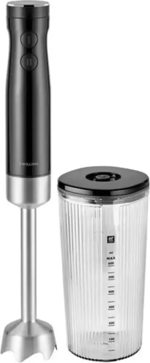 Zwilling Enfinigy Staafmixer 800W - 9 standen - 0,6L - Zwart/Zilver