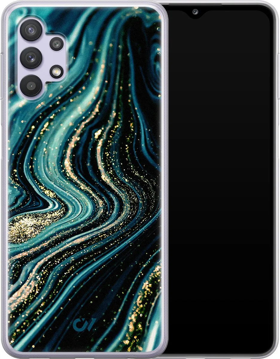 Casevibes Galaxy A32 5G Hoesje - Blauw - S/A325G/UV/046