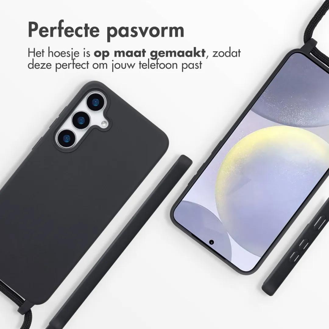 imoshiion Hoesje Samsung Galaxy S25 - Zwart - afbeelding 6 van 6