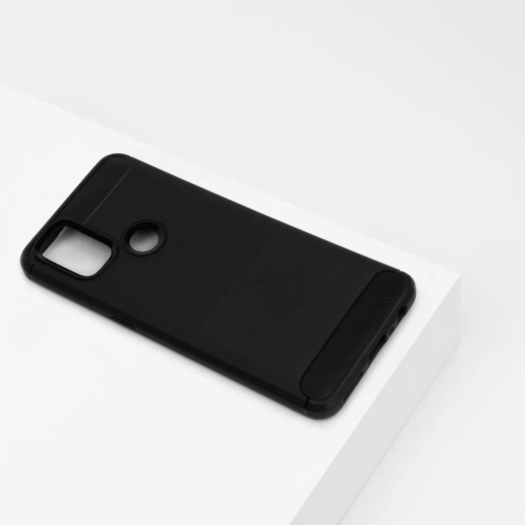 BMAX Carbon Soft Case OnePlus Nord N10 5G - Zwart