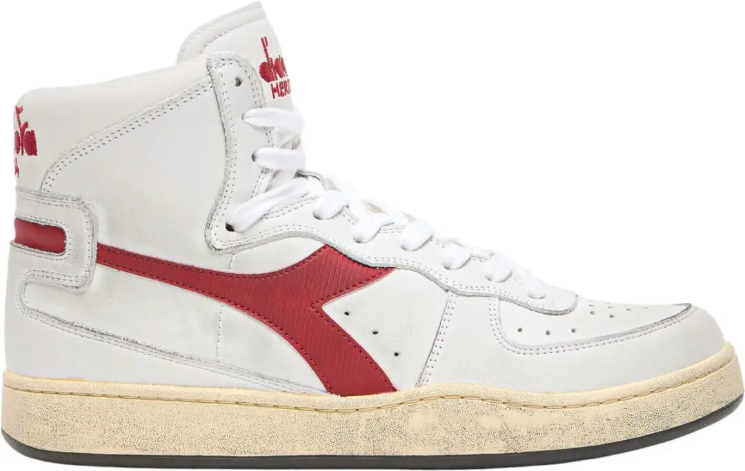 Game L High WhiteBurgundy HighTop