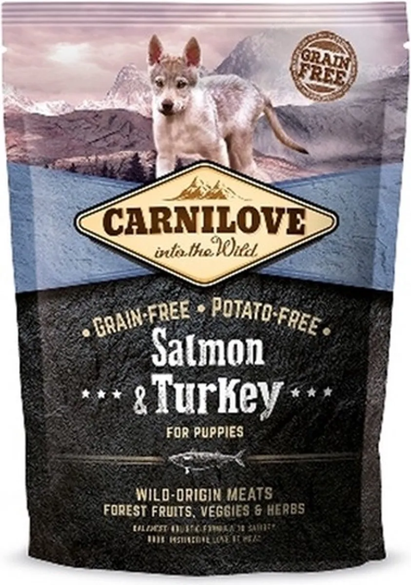 Carnilove Salmon/Turkey Puppy 1,5kg - 2 Stuks