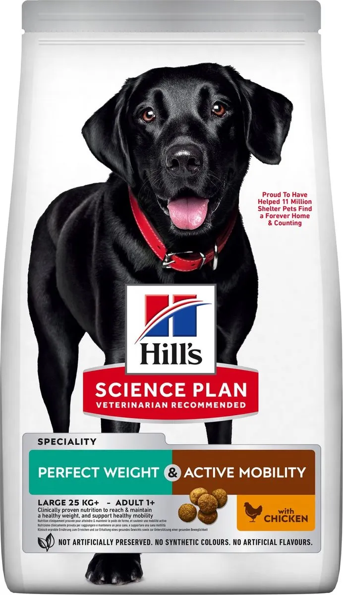 Hill's Science Plan Perfect Weight Large Breed Kip 12kg