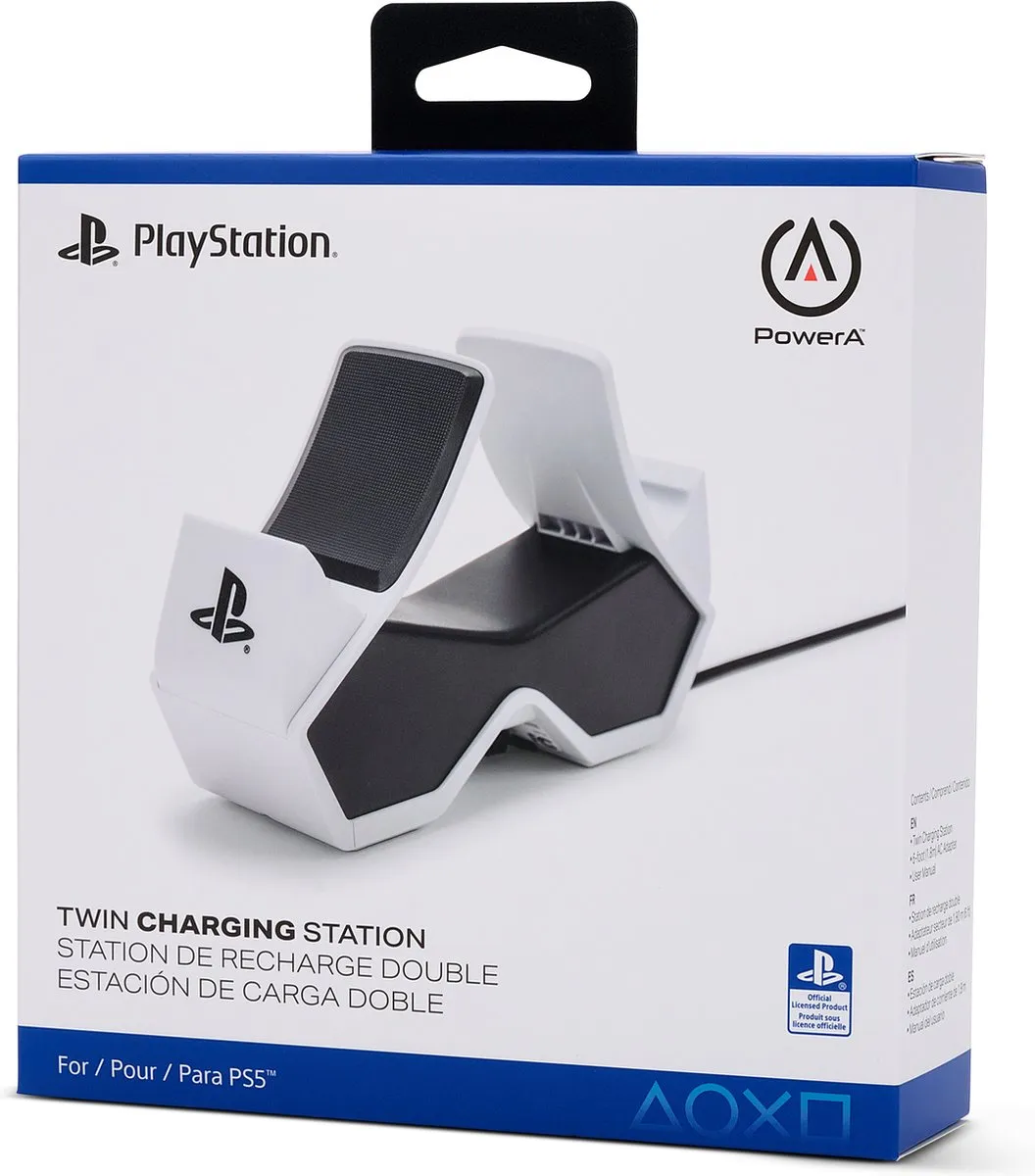 POWERA PS5 DualSense Laadstation 1522855-02 - Wit/Zwart - afbeelding 6 van 6