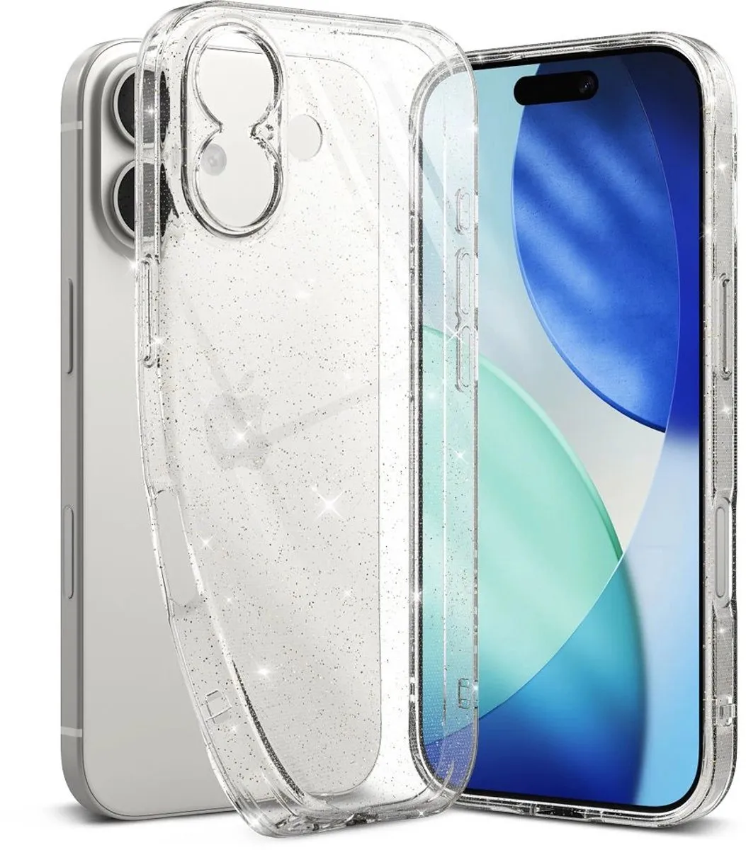 Ringke Air Hoesje iPhone 17 Transparant Glitter