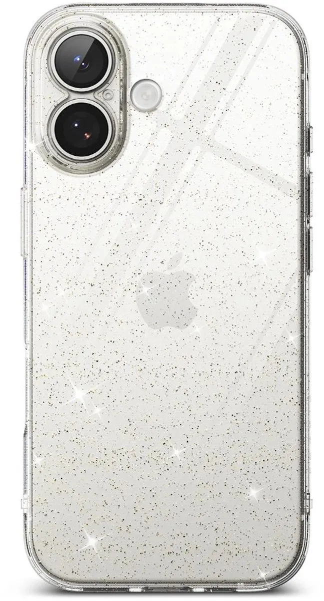 Ringke Air Hoesje iPhone 17 Transparant Glitter - 1 Pasje