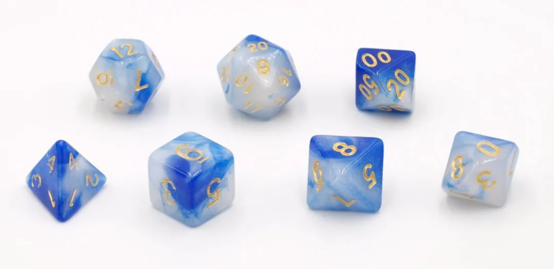 HOT Games Dobbelstenen Set 7 Stuks - Multicolor