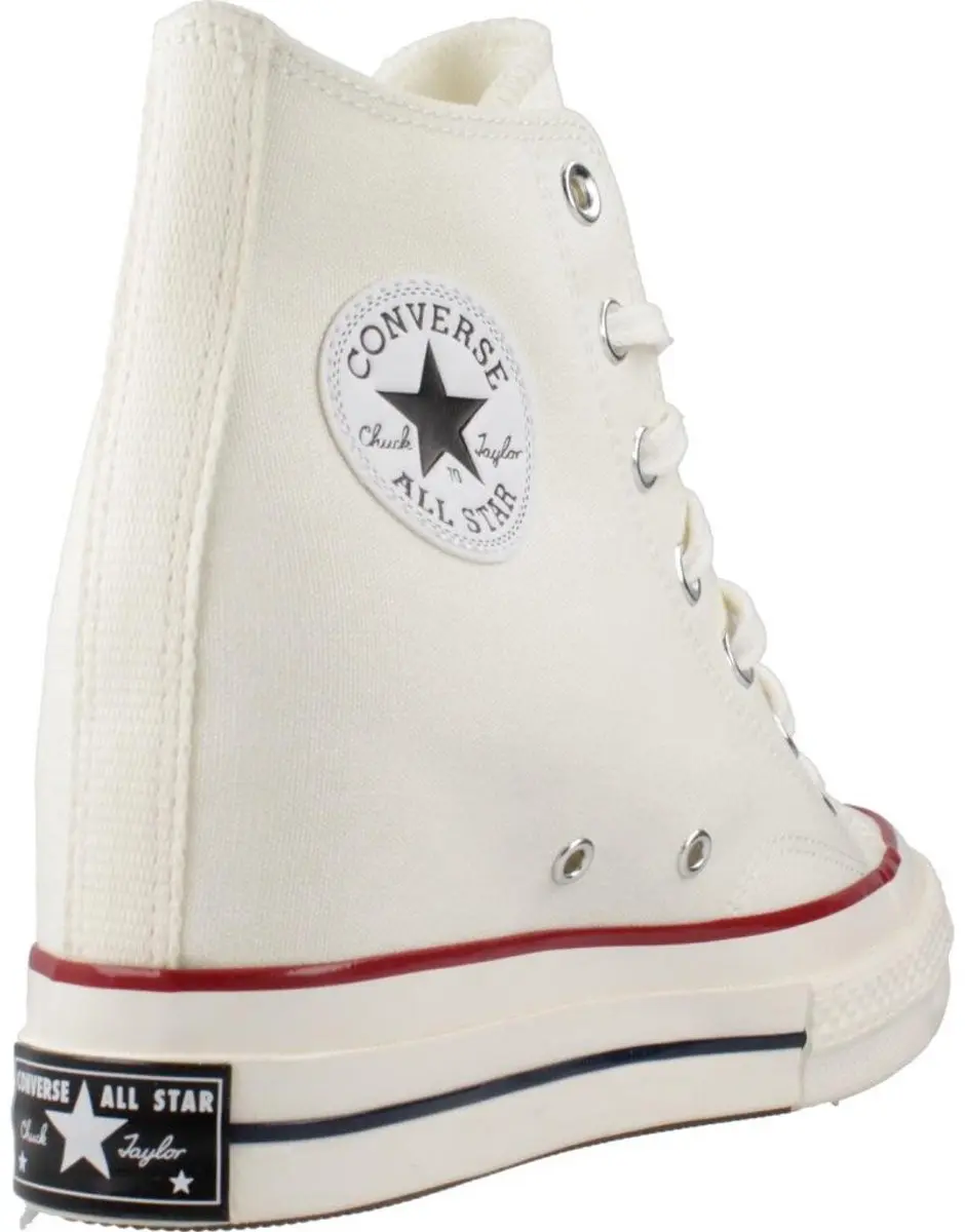 Converse Chuck 70 Wedge Hi Dames Sneakers - Wit - 35 - afbeelding 4 van 4