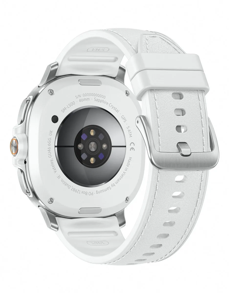 Samsung Galaxy Watch8 Classic 46mm LTE - Zilverkleurig/Wit