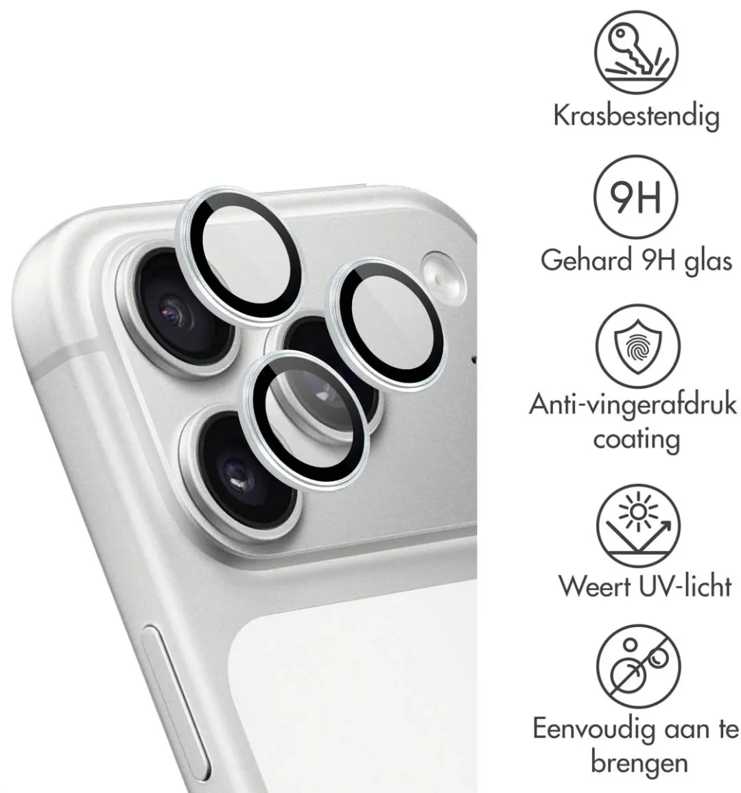 Imoshion Camera Lens Protector SH00086998 - 2 Stuks - Zilver