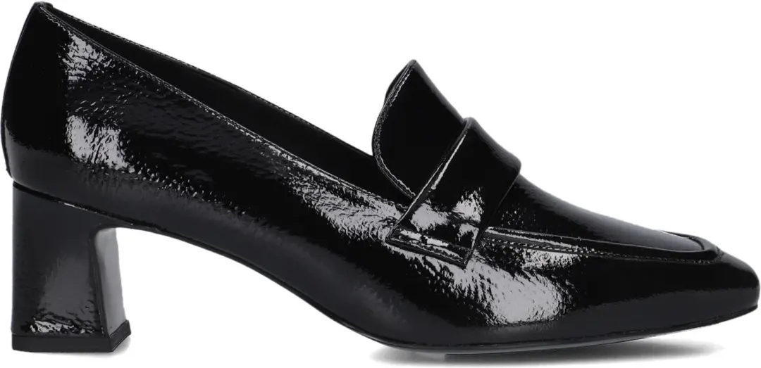 Peter Kaiser 74400 Loafers - Lakleer Instapper - Dames - Zwart - Maat 40