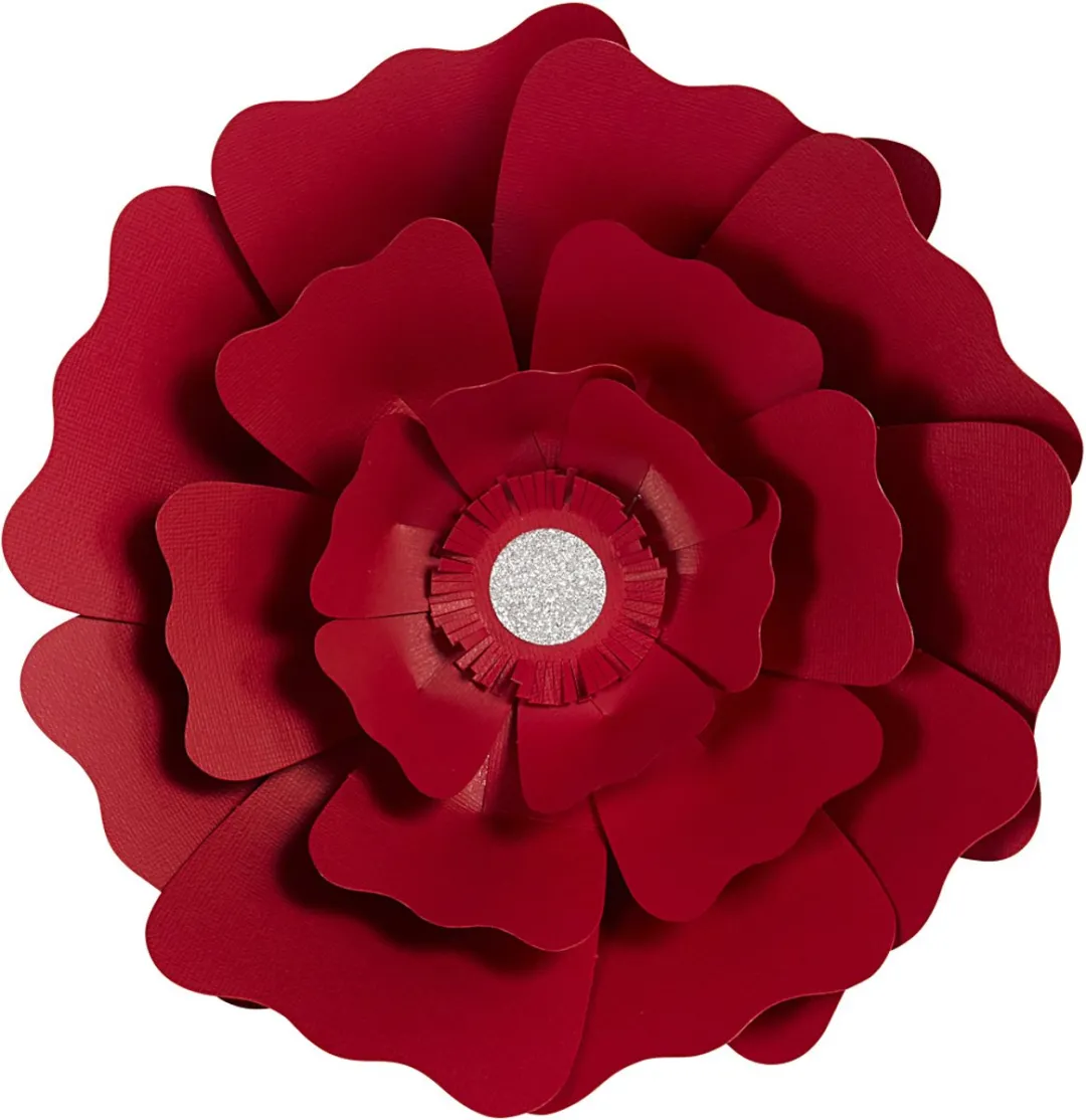 Colortime Bloemen Rood - 2 Stuks