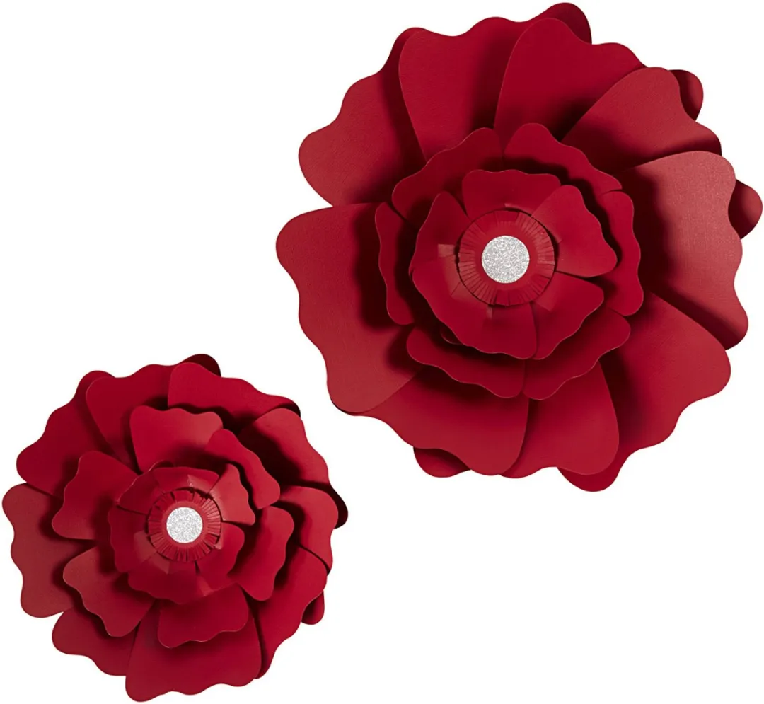 Colortime Bloemen Rood - 2 Stuks