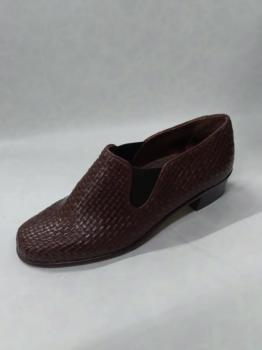 MEPHISTO PAULA / instappers met hak / bruin / maat 38,5 (5,5)