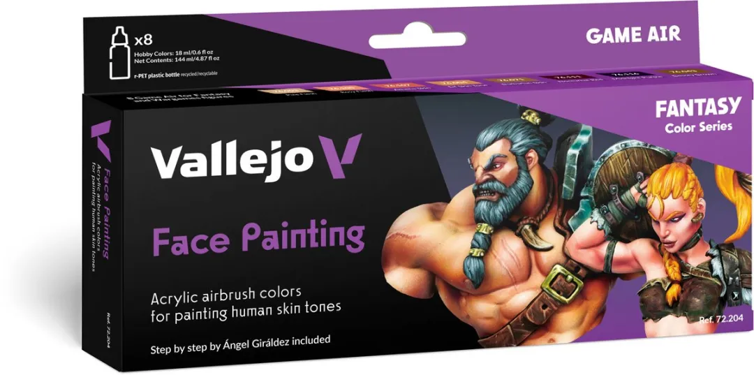 Vallejo Hobbyverf Acrylverf 72204 Game Air Fantasy Gezichtsschildering