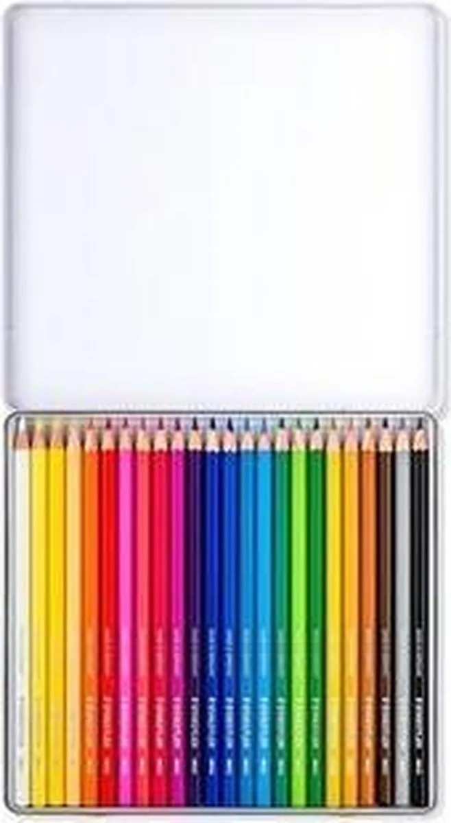 STAEDTLER Design Journey Aquarel Kleurpotloden 24 Stuks - Metal Etui