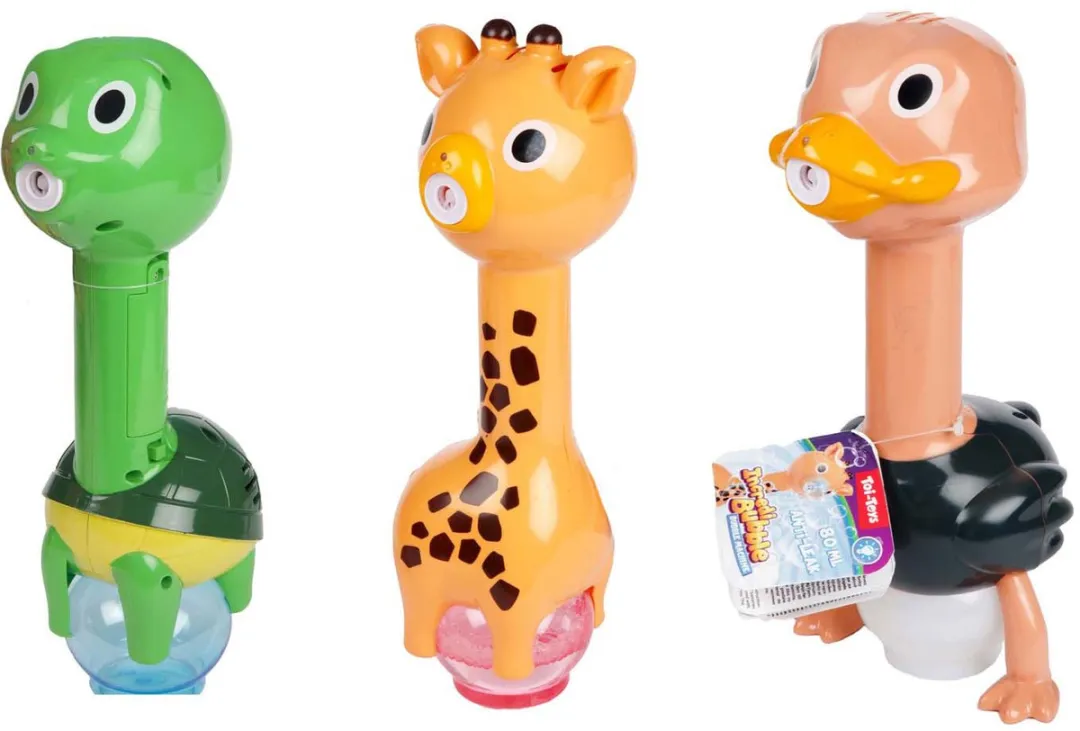 Toi-Toys Knuffel Pluche Dier in Draagkoffer - 10cm - Multicolor